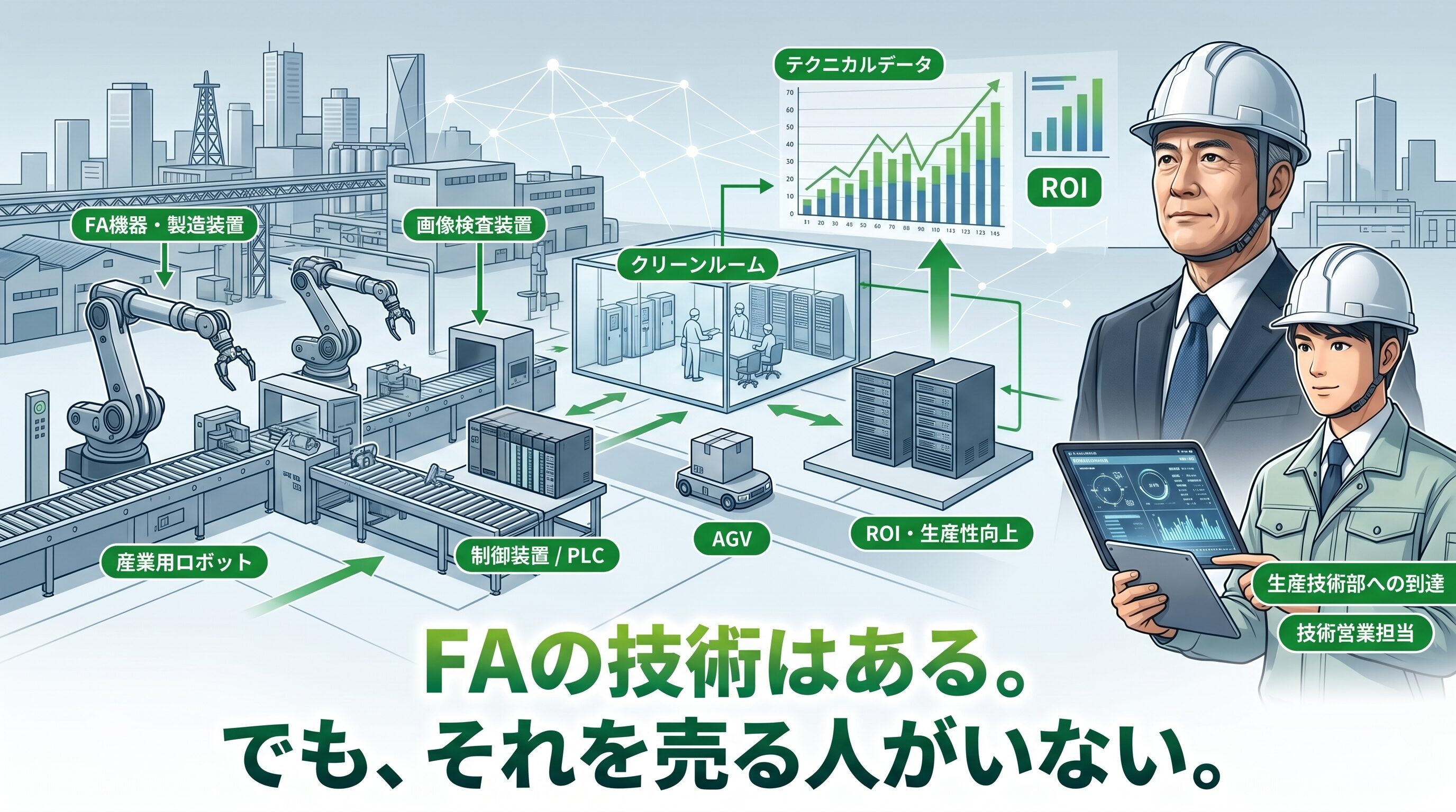 FA機器・産業用ロボットの営業代行